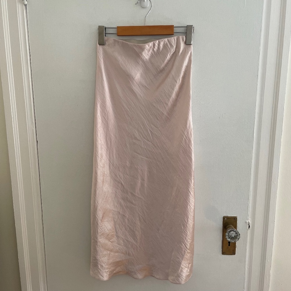 Babaton by Aritzia Slip Maxi Skirt in Denude